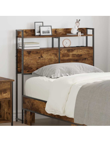 Testata contenitore Rovere fumo 75 cm Legno multistrato