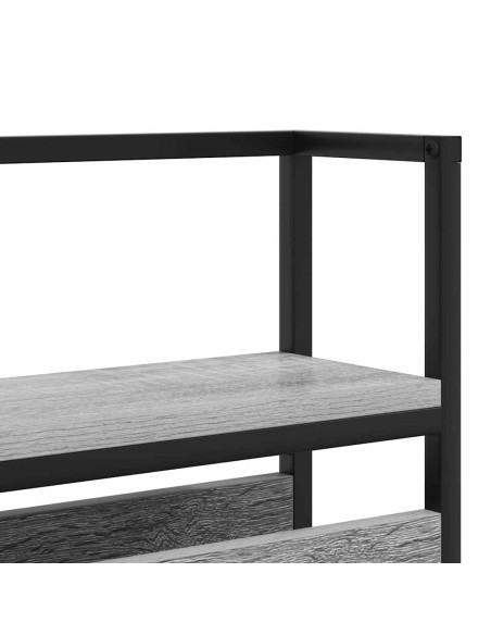 Testata contenitore Grigio sonoma 120 cm Legno multistrato