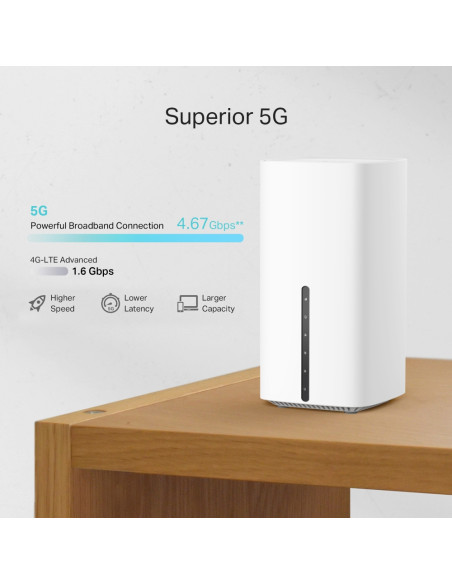 TP-Link Archer NX210 router wireless Gigabit Ethernet Dual-band (2.4 GHz/5 GHz) 5G Bianco