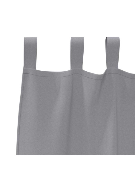 Tende con tende 2 pcs Grigio chiaro Poliestere