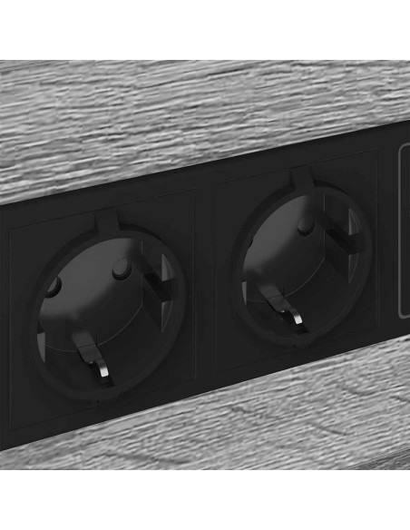 Armadio da Notte con cassetto Grigio sonoma 40 x 31 x 60 cm