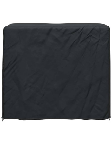 Copertura per portalegna Nero 61 x 122 x 106 cm Tessuto