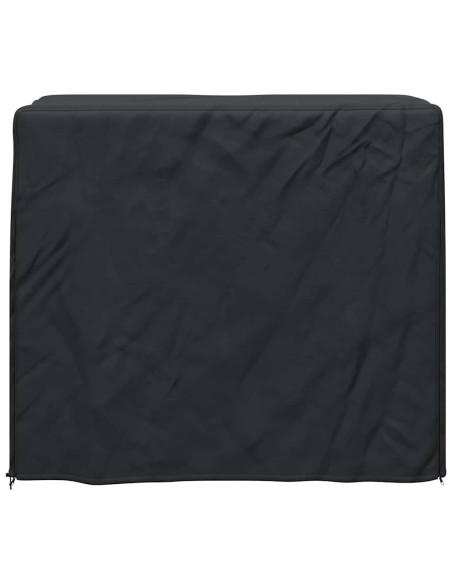 Copertura per portalegna Nero 61 x 122 x 106 cm Tessuto