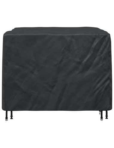 Copertura per mobili Tinta unita Nero 125 x 125 x 74 cm Tessuto