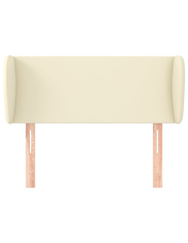 Testiera ad Orecchio Crema 83x23x78/88 cm in Similpelle