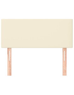 Testiera Crema 80x5x78/88 cm in Similpelle 2