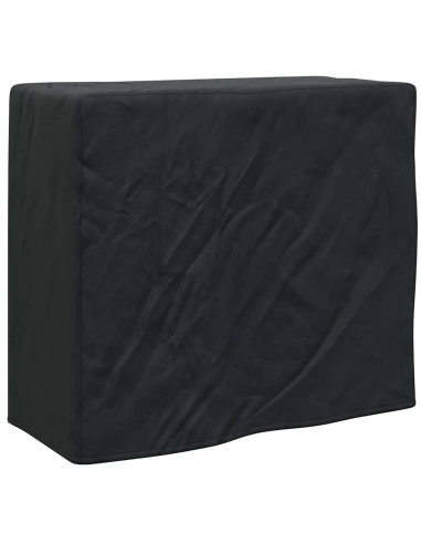 Copertura per portalegna Nero 61 x 122 x 106 cm Tessuto