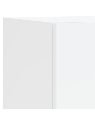 Mobili TV a Muro 4pz con Luci LED Bianchi