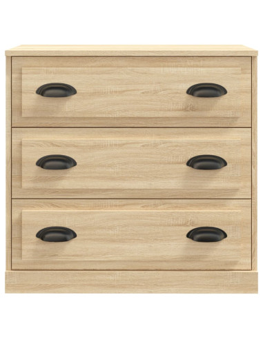 Credenze 2 pz Rovere Sonoma in Legno Multistrato