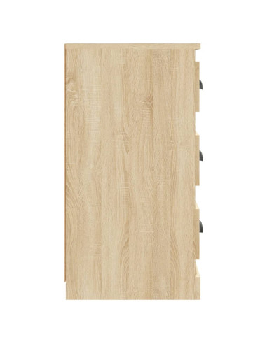Credenze 2 pz Rovere Sonoma in Legno Multistrato