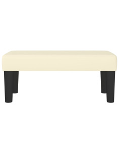 Panca Crema 70x30x30 cm in Similpelle 2