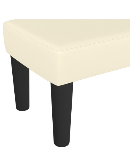 Panca Crema 70x30x30 cm in Similpelle