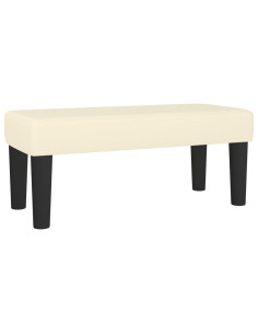 Panca Crema 70x30x30 cm in Similpelle