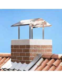 Cappa Camino Argento 50 x 50 x 37 cm Acciaio inossidabile