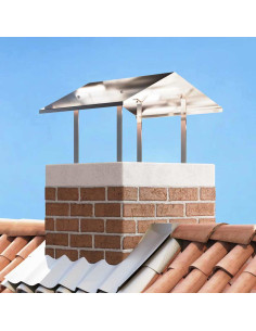 Cappa Camino Argento 60 x 60 x 38 cm Acciaio inossidabile