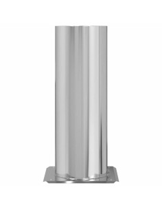 Estensione della Testa del Camino Argento 29 x 29 x 50 cm
