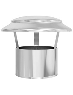 Copertura per Camino Argento 25 x 25 x 20 cm