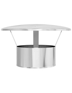 Copertura per Camino Argento 35 x 35 x 20 cm