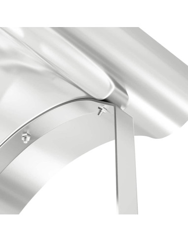 Cappello per Camino Argento 59,5 x 50 x 36,5 cm