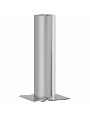 Estensione della Testa del Camino Argento 24 x 24 x 50 cm