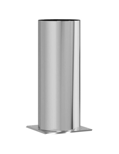 Estensione della Testa del Camino Argento 31 x 31 x 50 cm