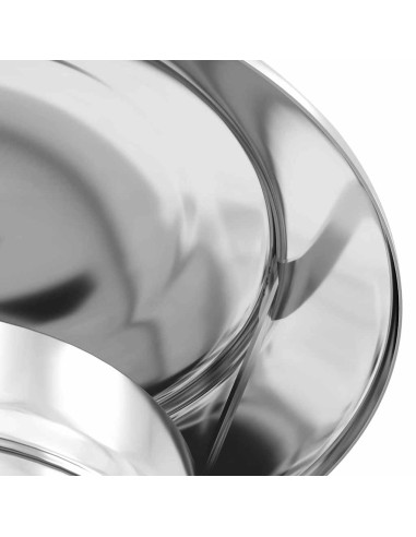 Copertura per Camino Argento 20 x 20 x 18 cm