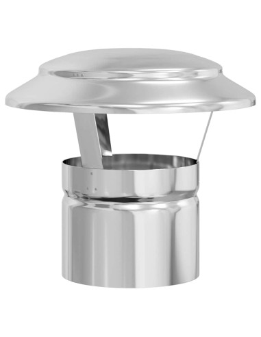 Copertura per Camino Argento 20 x 20 x 18 cm