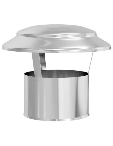 Copertura per Camino Argento 25 x 25 x 20 cm