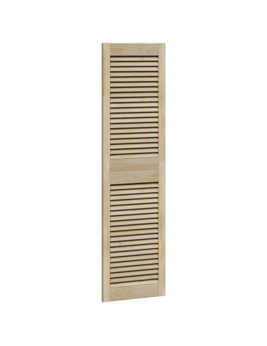 Porta per Armadio 4 pcs Naturale 140,5 x 2,1 x 39,5 cm