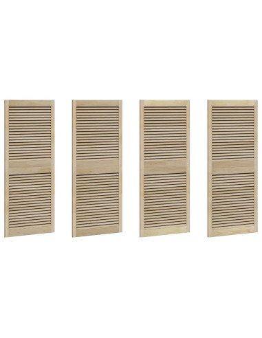 Porta per Armadio 4 pcs Naturale 140,5 x 2,1 x 59,5 cm