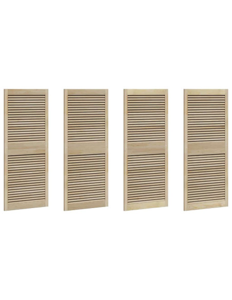 Porte per Armadi Other 4 pcs Marrone 140.5 x 59.5 x 2.1 cm