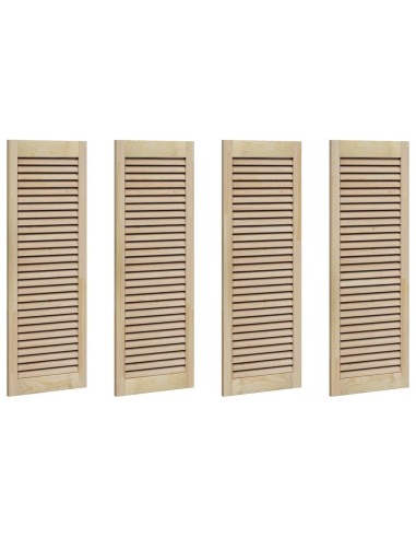 Porta per Armadio con porta 4 pcs Naturale 110 x 2,1 x 39,5 cm