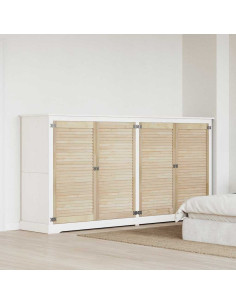 Porta per Armadio con porta 4 pcs Naturale 110 x 2,1 x 59,5 cm 2