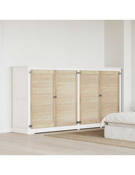 Porte per Armadi Other 4 pcs Marrone 110 x 59.5 x 2.1 cm
