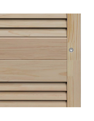 Porta per Armadio con porta 4 pcs Naturale 140.5 x 2 x 59.5 cm