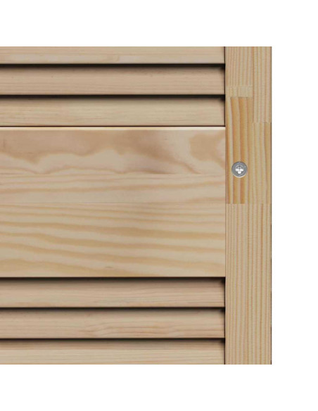 Porte per Armadi Other 4 pcs Marrone 140.5 x 59.5 x 2.1 cm