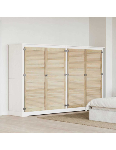 Porta per Armadio 4 pcs Naturale 140,5 x 2,1 x 59,5 cm