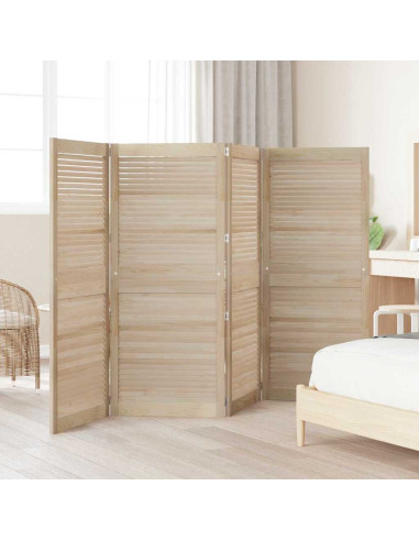 Porta per Armadio 4 pcs Naturale 140,5 x 2,1 x 59,5 cm