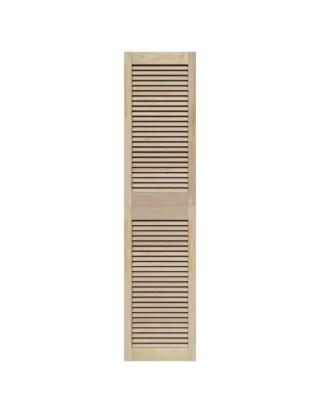 Porte per Armadi Other 4 pcs Marrone 170 x 39.5 x 2.1 cm