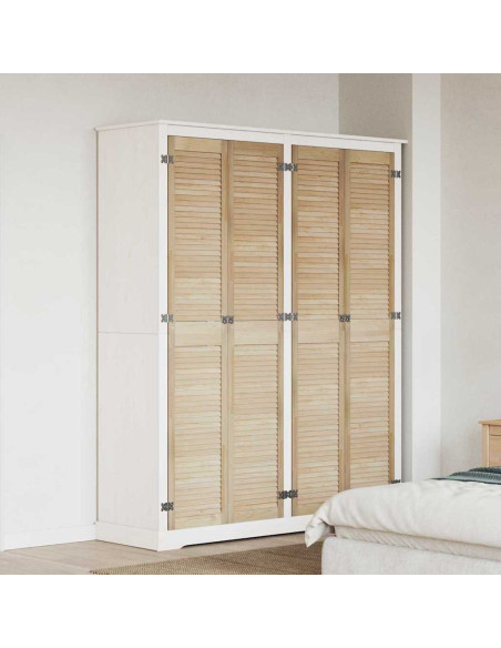Porte per Armadi Other 4 pcs Marrone 201 x 39.5 x 2.1 cm