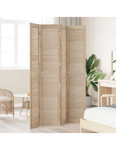 Porte per Armadi Other 4 pcs Marrone 201 x 39.5 x 2.1 cm