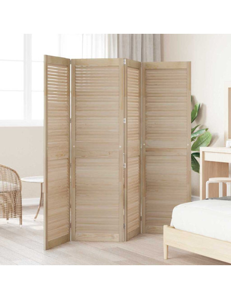 Porte per Armadi Other 4 pcs Marrone 201 x 49.5 x 2.1 cm