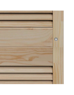 Porta per Armadio con porta 4 pcs Naturale 201 x 2,1 x 59,5 cm 2