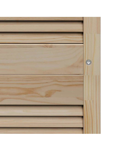 Porta per Armadio con porta 4 pcs Naturale 201 x 2,1 x 59,5 cm