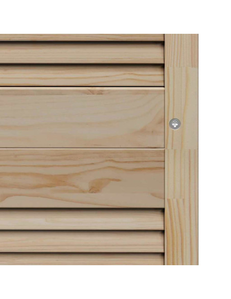 Porta per Armadio con porta 4 pcs Naturale 201 x 2,1 x 59,5 cm