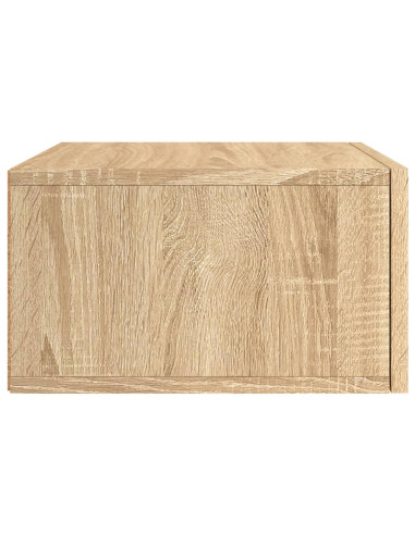 Comodino a Muro Rovere Sonoma 35x35x20 cm