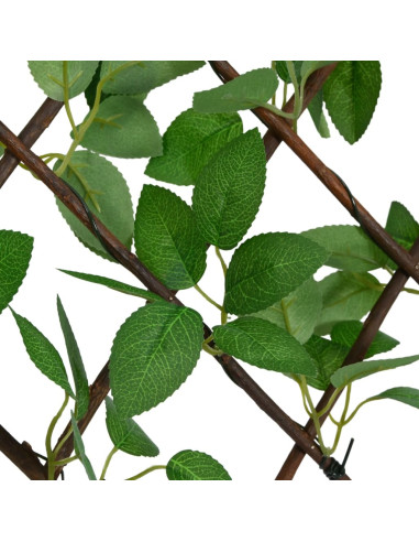 Traliccio Edera Artificiale Espandibile Verde 180x30 cm