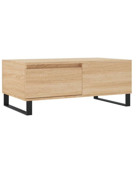 Tavolino Salotto Rovere Sonoma 90x50x36,5 cm Legno Multistrato