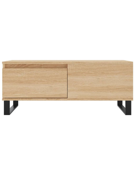 Tavolino Salotto Rovere Sonoma 90x50x36,5 cm Legno Multistrato