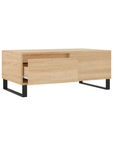 Tavolino Salotto Rovere Sonoma 90x50x36,5 cm Legno Multistrato